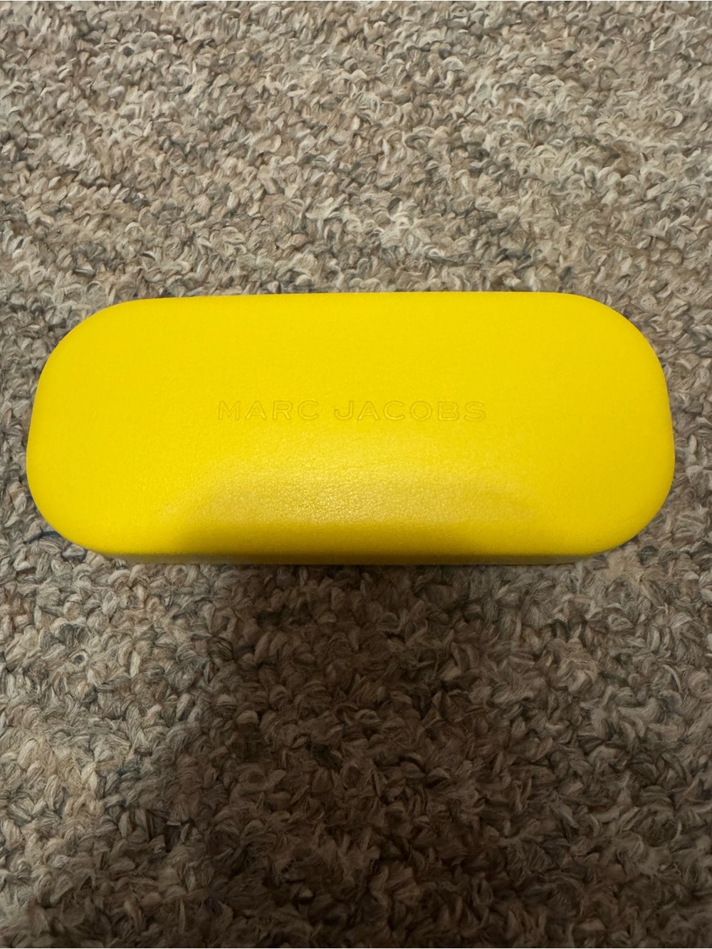 Marc Jacobs Yellow Eyewear Case - Vibrant Solid Yellow